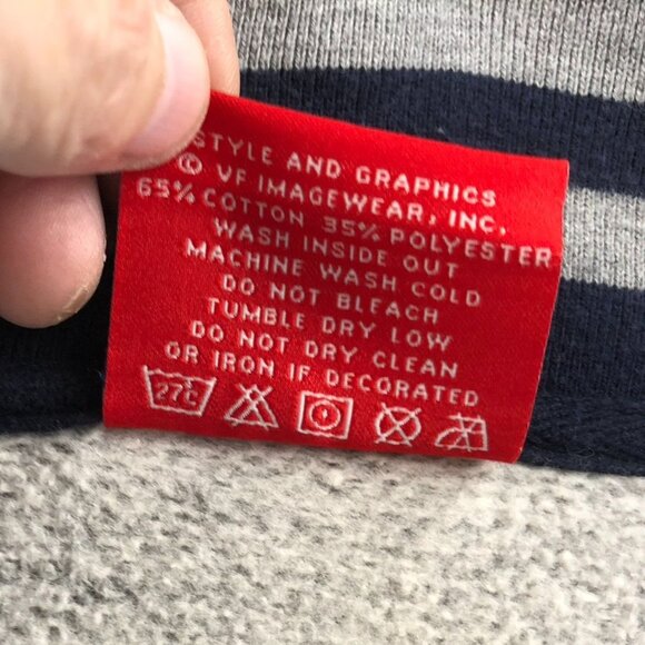 NFL Mens NY Giants Jackets Size XL Quarter Zip Pullover Vontage 2002 - Picture 10 of 13